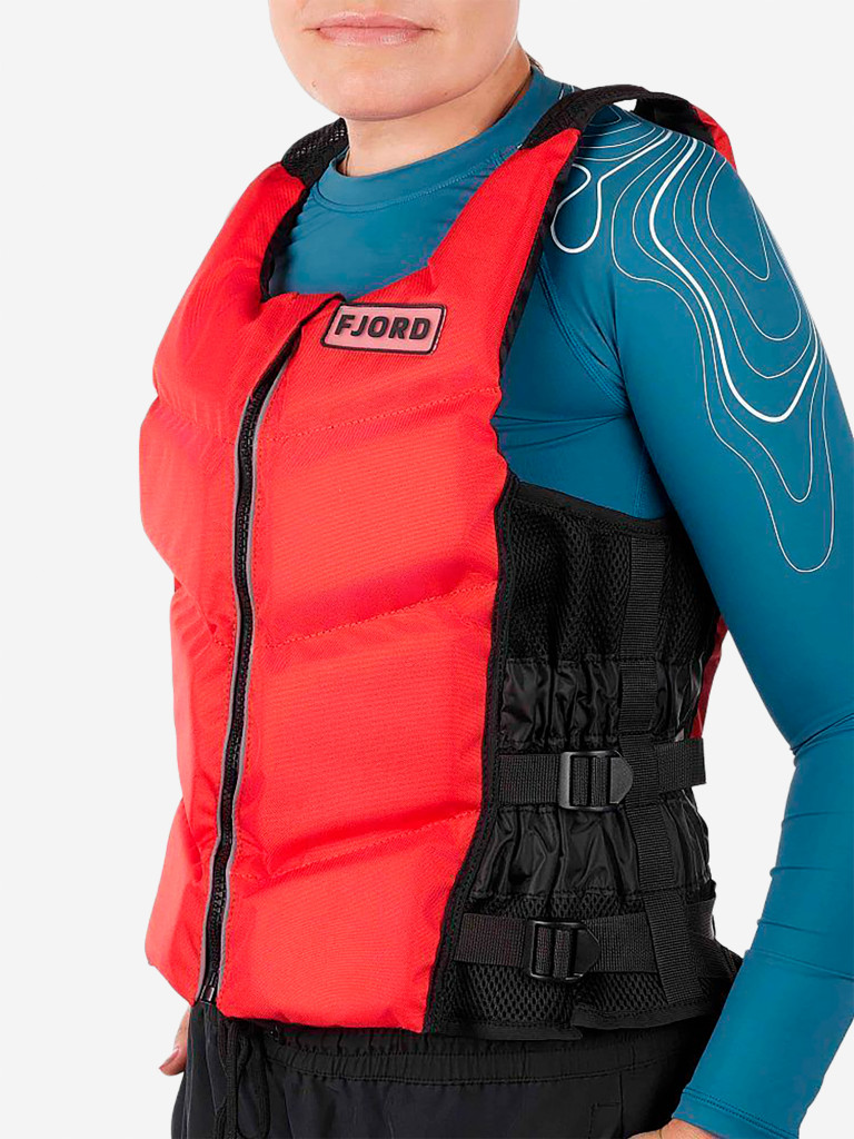 Жилет страховочный Fjord, красный