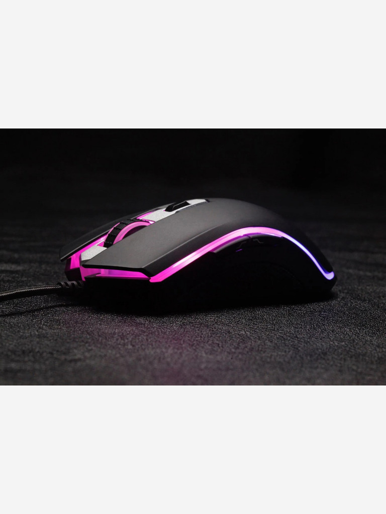 RAPOO Игровая мышь проводная V25S, цвет - черный (12277)