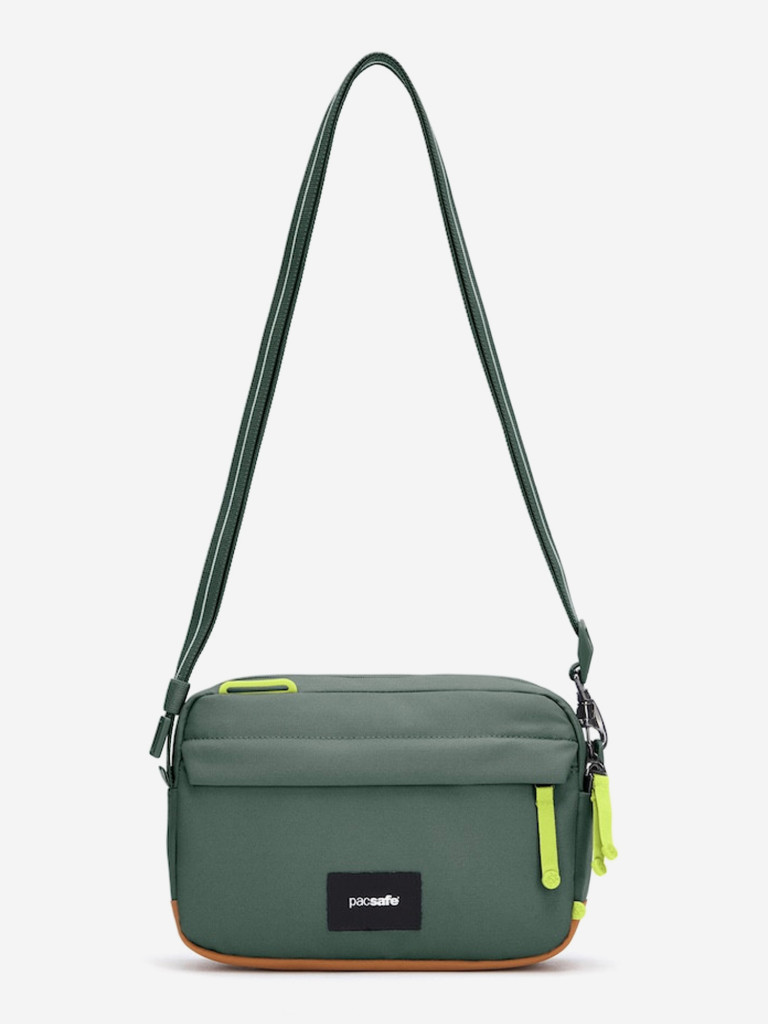 Сумка антивор Pacsafe GO crossbody, Spruce Green, 2,5 л.