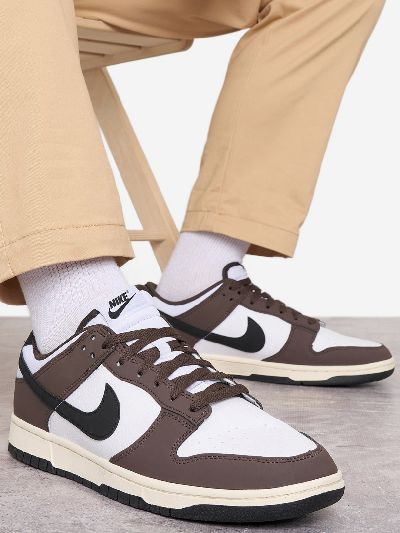 фото Кеды мужские nike dunk, коричневый