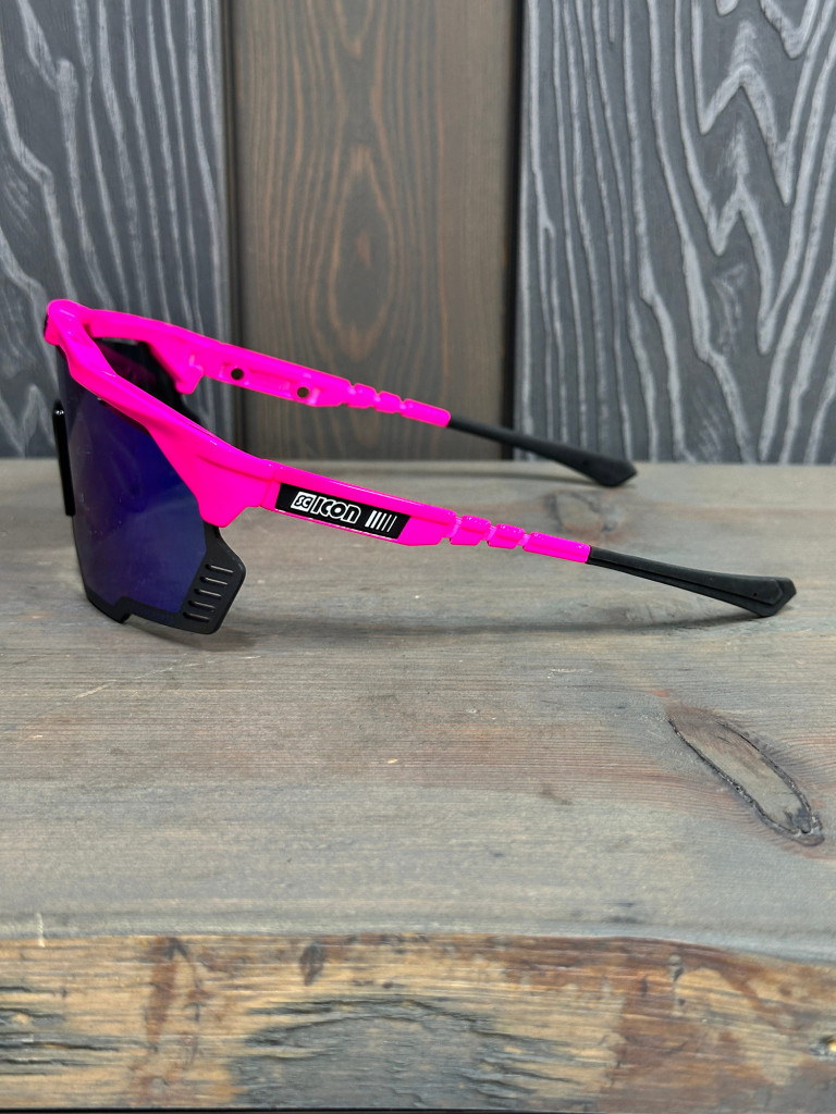 Очки спортивные Scicon AeroShade Kunken оправа Pink Fluo линза SCNPP Multimirror Blue + Pink