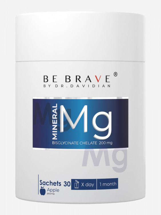 Минерал BE BRAVE магний хелат бисглицинат, 30 шт