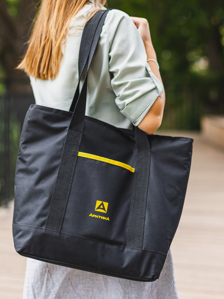 Термосумка шоппер, тм "Арктика", 17,5 л, арт.3400-17, черная