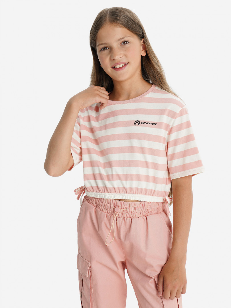 Футболка для девочек Outventure Розовый 399₽