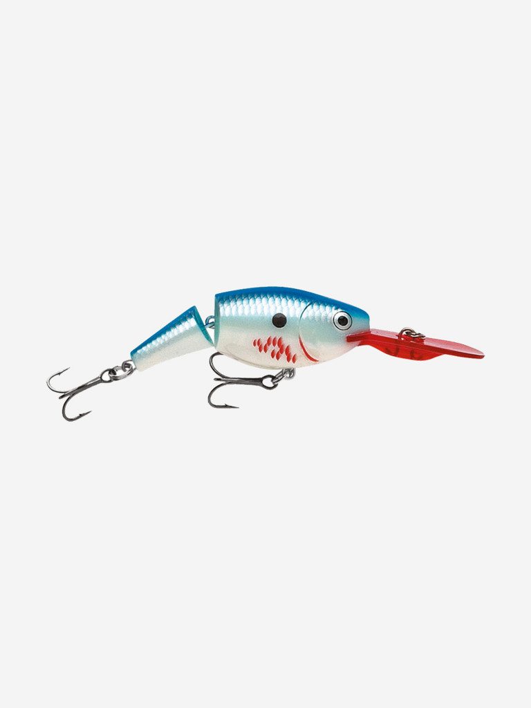 Воблер для рыбалки RAPALA Jointed Shad Rap 07, 7см, 13гр, цвет BBSD, нейтральный