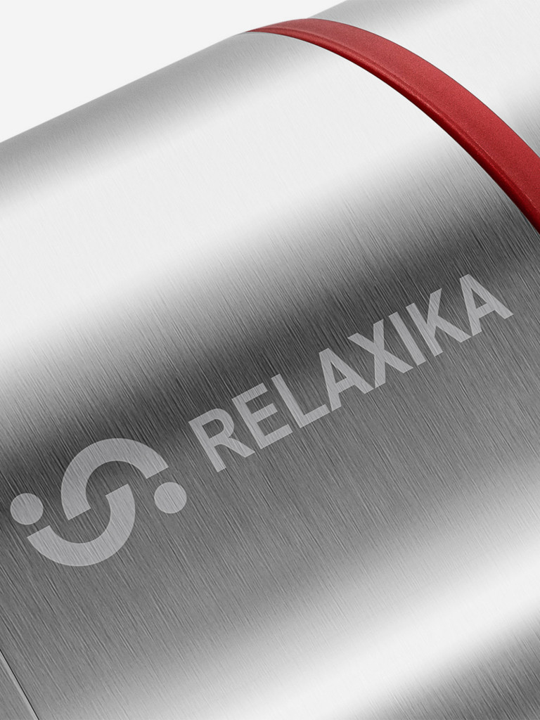 Термос для еды Relaxika 301, 700 мл, в термочехле, стальной