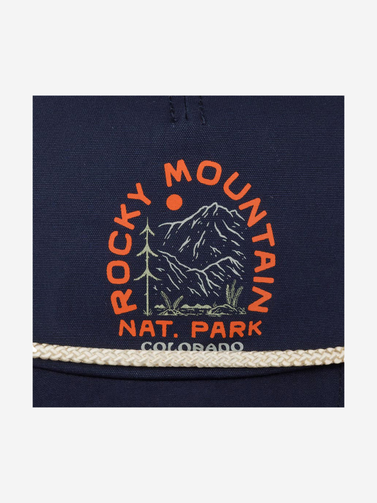 Бейсболка AMERICAN NEEDLE 23002A-RKM Rocky Mountain National Park Canvas Cappy (синий)