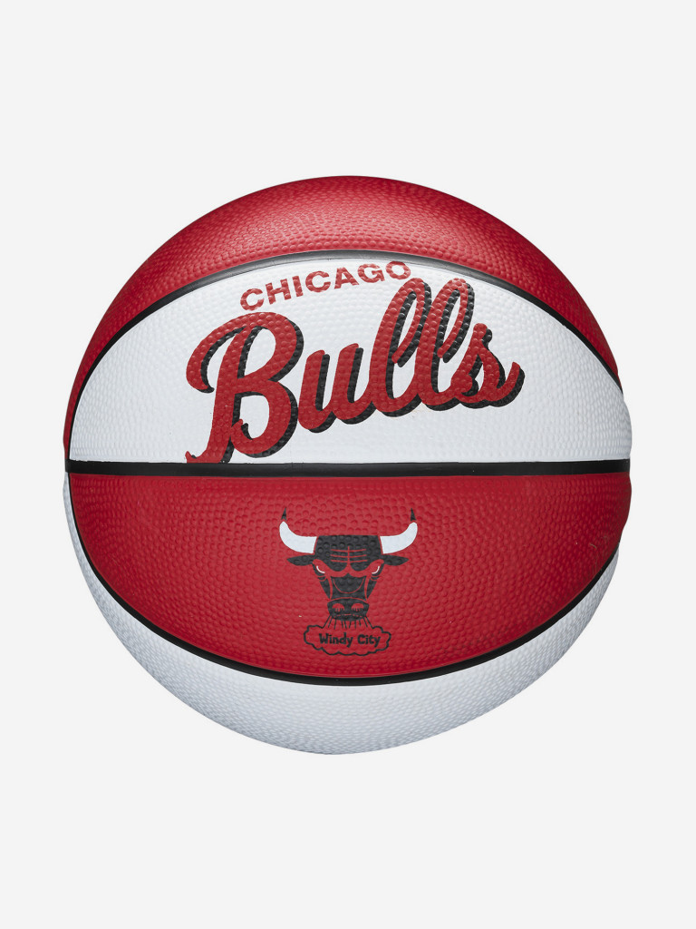 Мяч баскетбольный Wilson NBA Team Retro Mini Chi Bulls