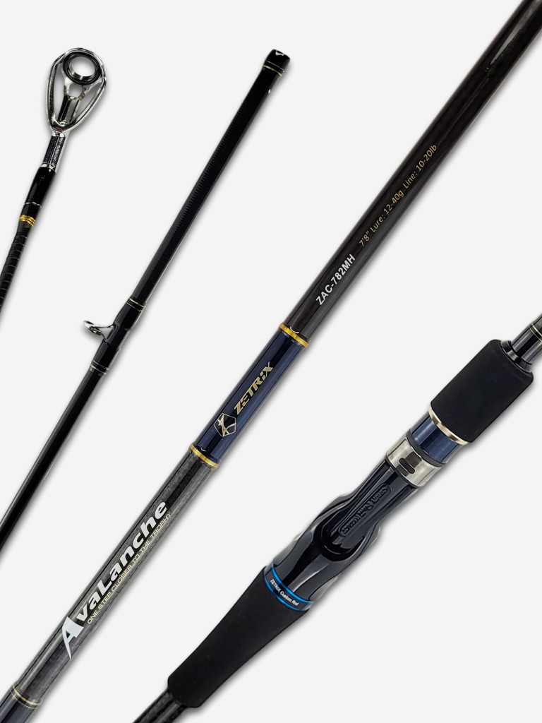 Спиннинг для рыбалки Zetrix AVALANCHE ZAC-782MH (casting) 2.34м 12-40гр 10-20Lb