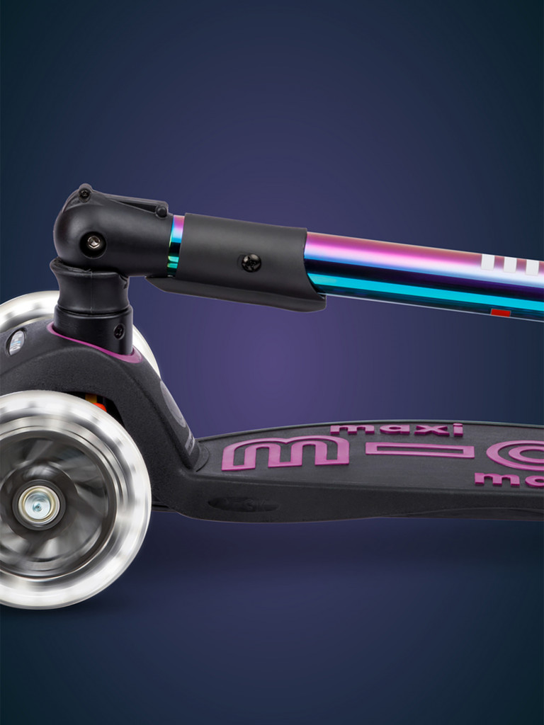 Самокат детский Micro Maxi Deluxe LED, складной