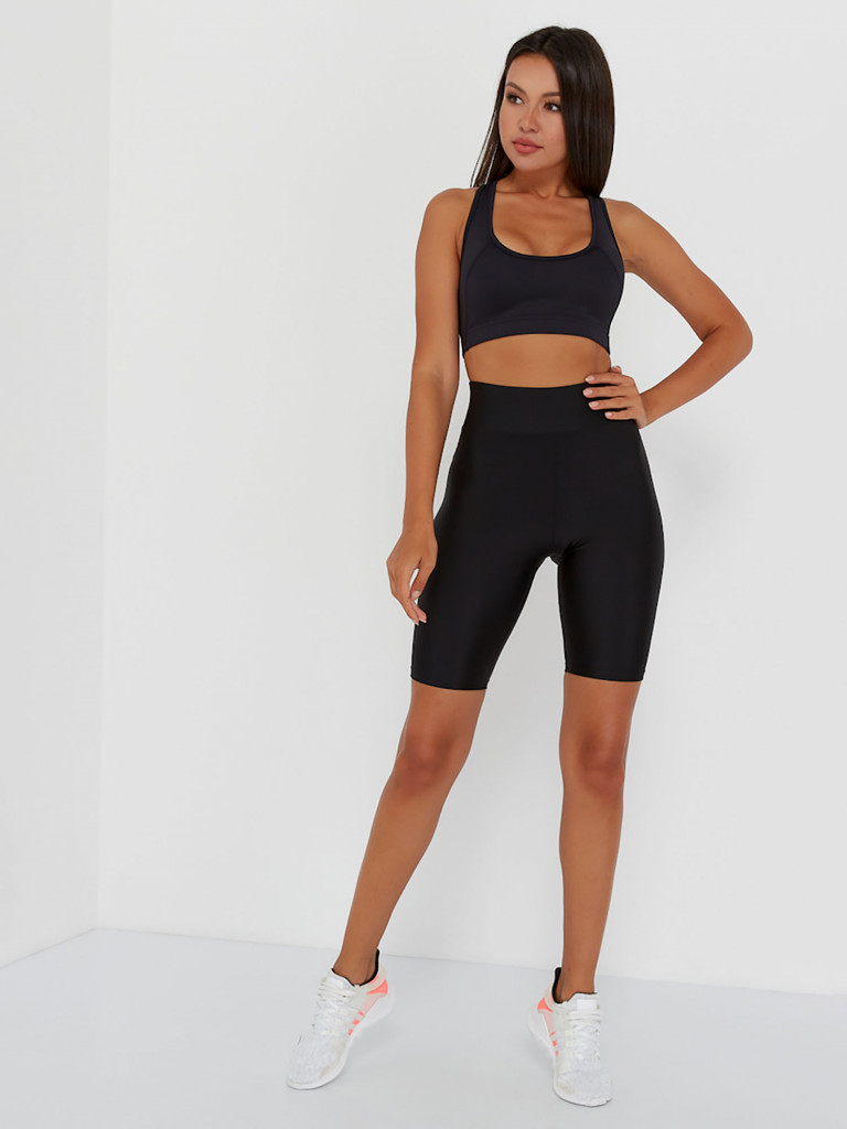 Велосипедки утягивающие высокая посадка спортивные женские Rebelpro