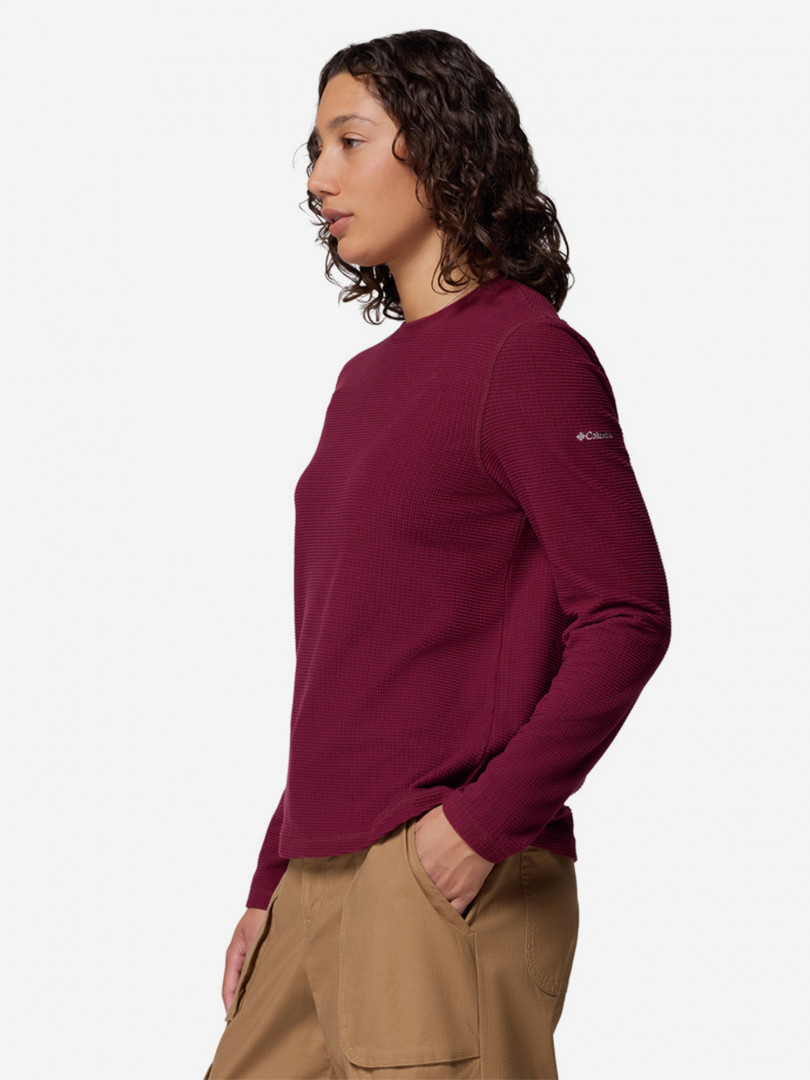 Рубашка женская Columbia Brea Falls Grid Crew Ls Красный 3999₽