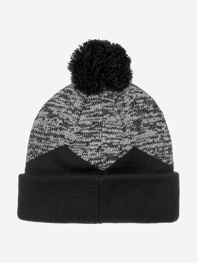 Шапка с помпоном STETSON 8599125 BEANIE POMPOM (черный)
