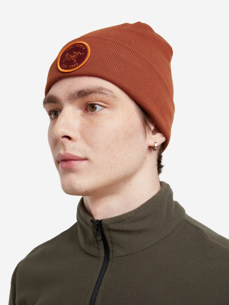 Шапка Arc'teryx Bird Patch Toque арт. L07679500 коричневый цвет