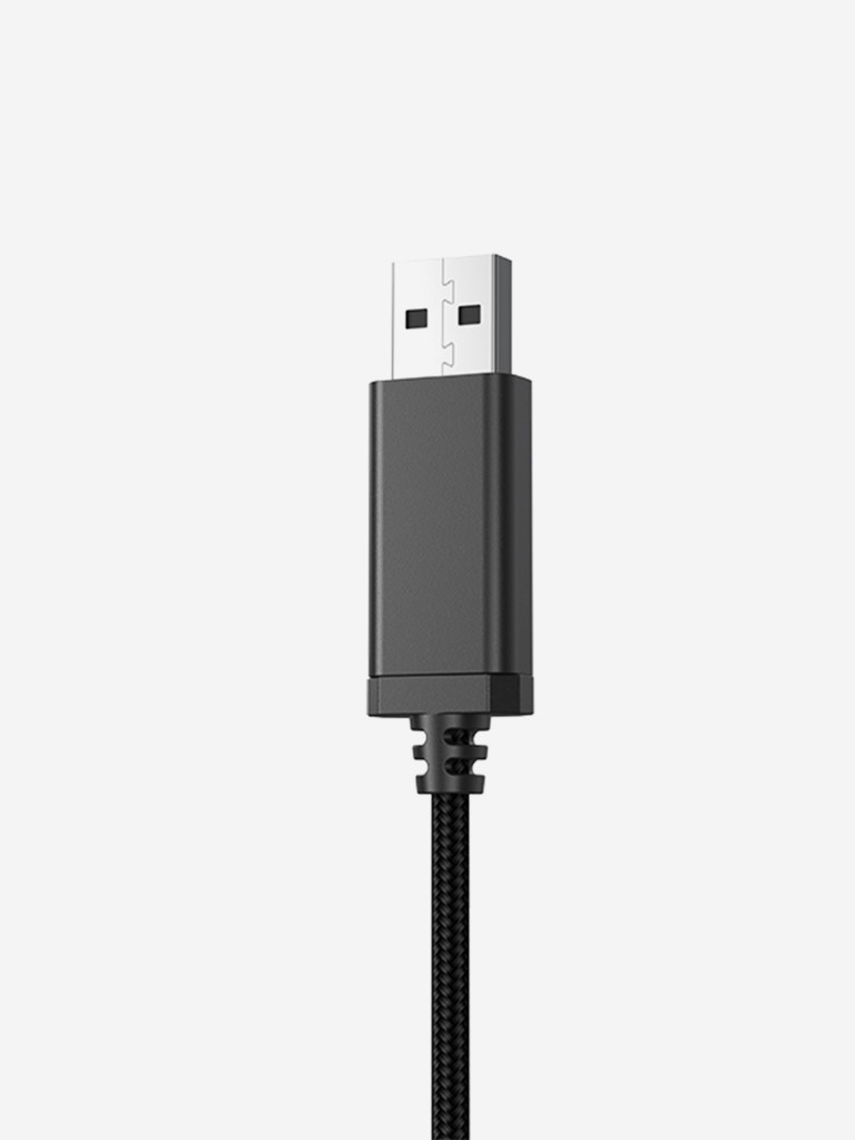 Наушники полноразмерные игровые QCY Heroad VN200 PRO, черно-красные