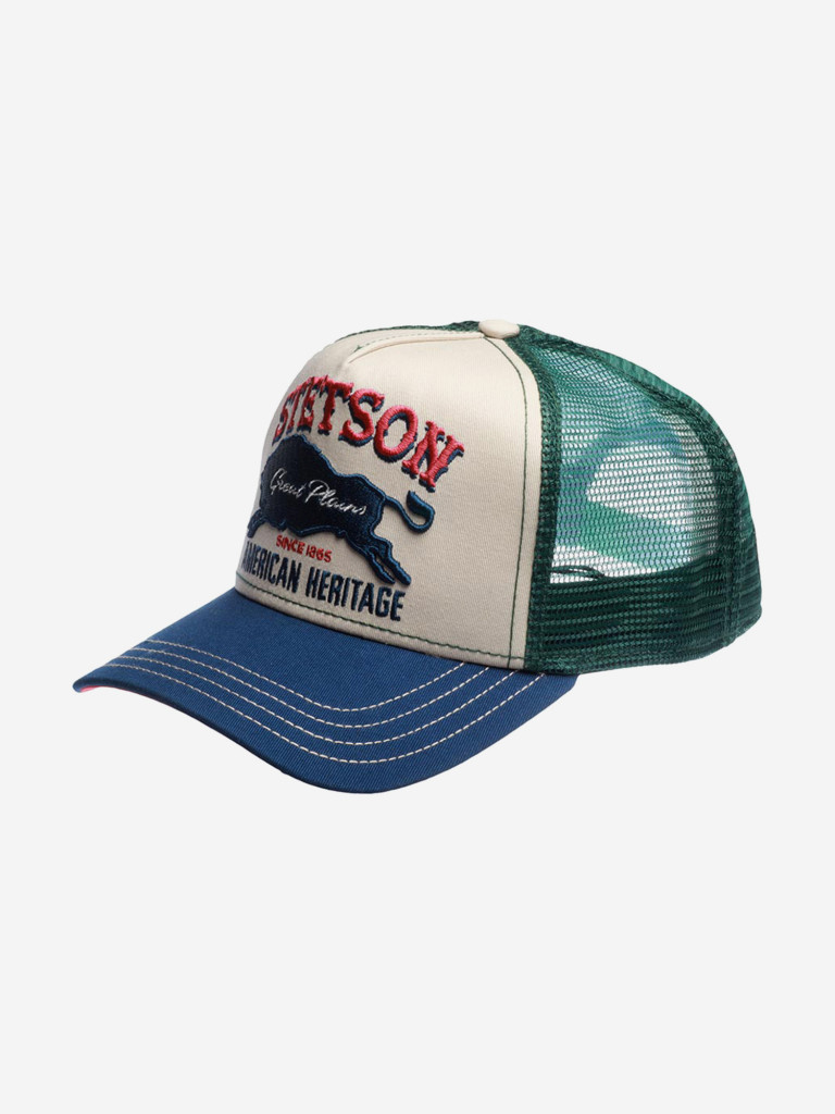 Бейсболка с сеточкой STETSON 7751152 GREAT PLAINS (синий)