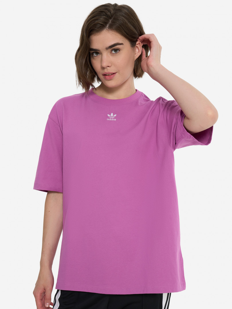 фото Футболка женская adidas, фиолетовый