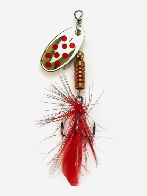 Блесна вращающаяся Lucky John SPIN X ROUND 01, вес 3,5 г