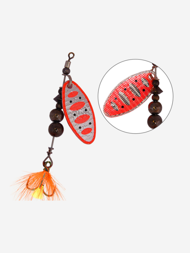 Блесна для рыбалки вращающаяся LureMax Tiga 3,1гр.