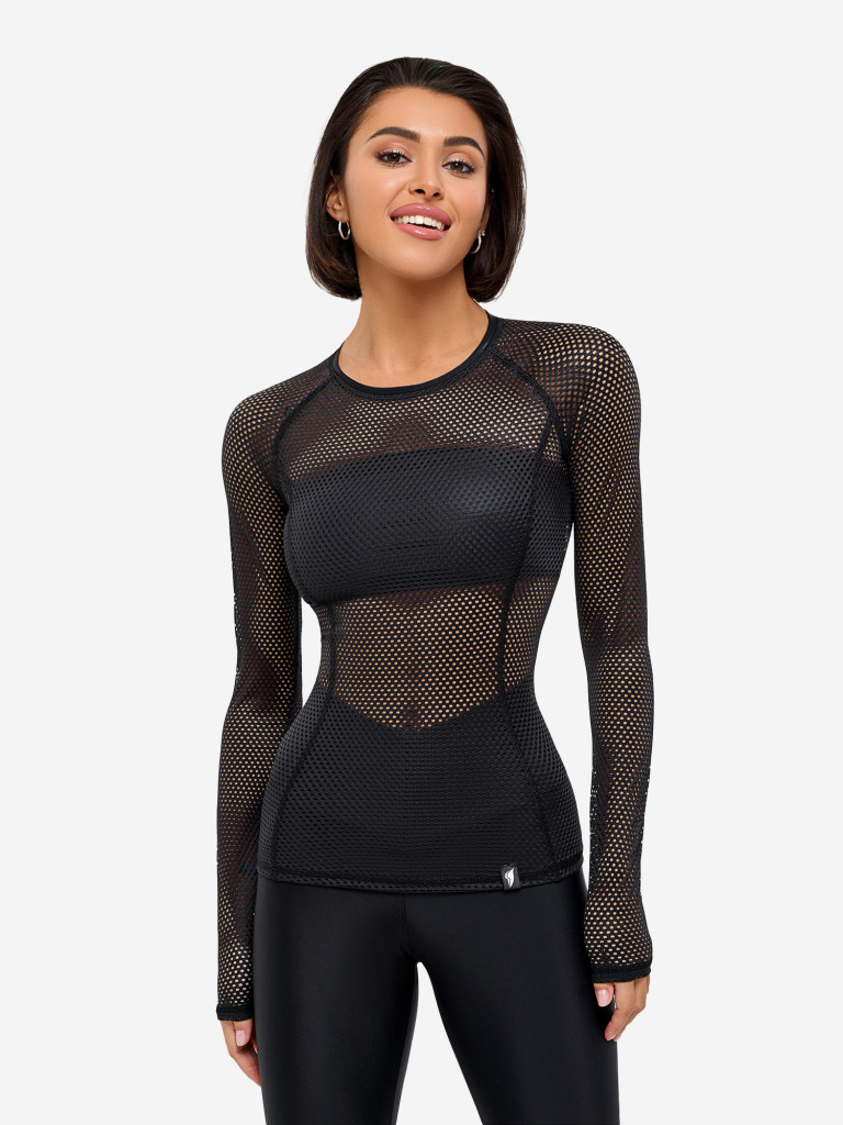 Рашгард женский Bona Fide Rashguard Round Fresh "Black"