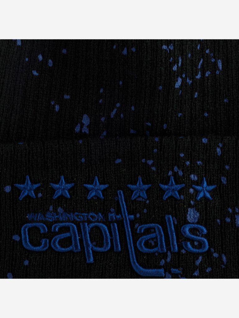 Шапка с отворотом MITCHELL NESS HCFK6021-WCAYYPPPBLCK Washington Capitals NHL (черный)