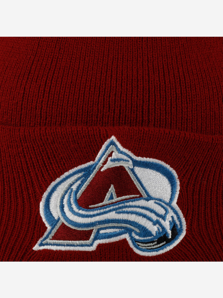 Шапка с отворотом MITCHELL NESS EU175-TEAMTALK-BURG Colorado Avalanche NHL