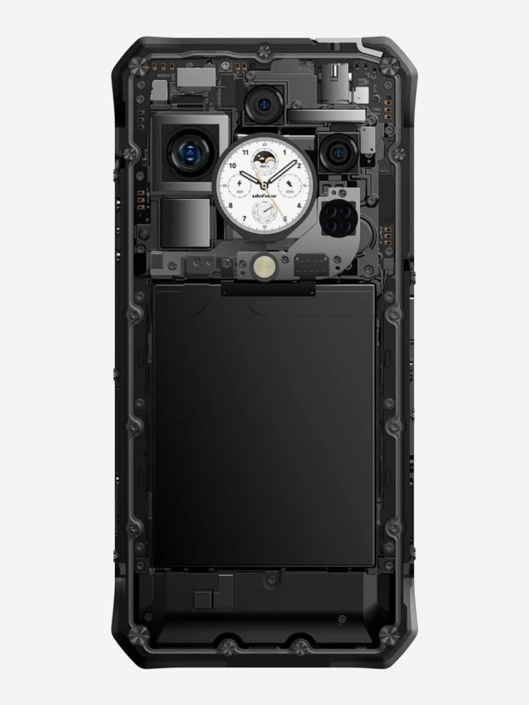 Смартфон Ulefone Armor 28 Pro 16+512 Black, 6.67”, FHD+, 1.04” 340x340, MTK7300, And15, 50+50+64, 50, 10600mAh, 4G, uSmart