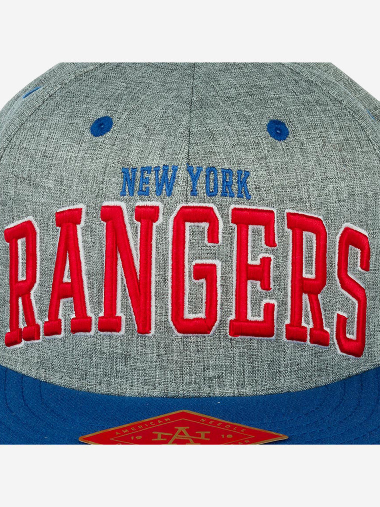 Бейсболка с прямым козырьком AMERICAN NEEDLE 42992A-NYR New York Rangers Stanton NHL