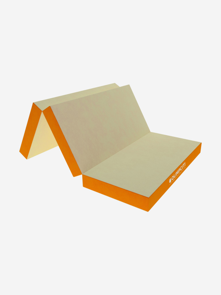 Мат спортивный складной OLIMPCITI, 1000х500х100 мм, 3 сложения, винилискожа