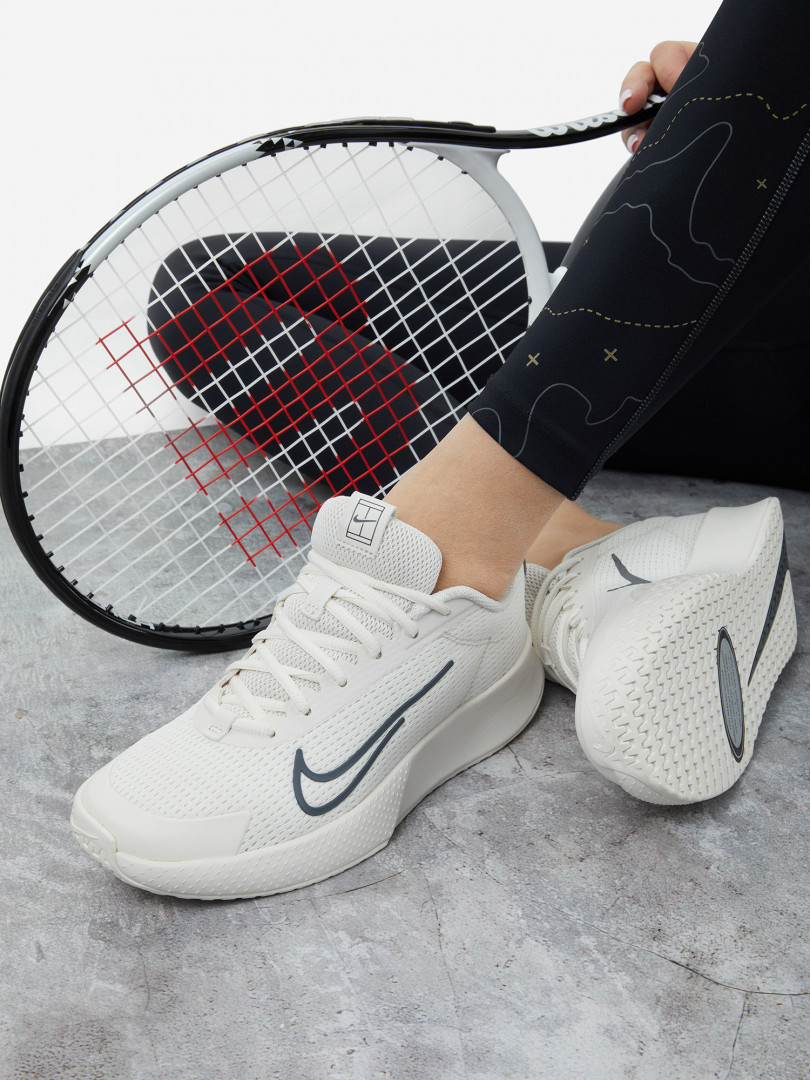 фото Кроссовки женские nike court vapor lite 2, серый