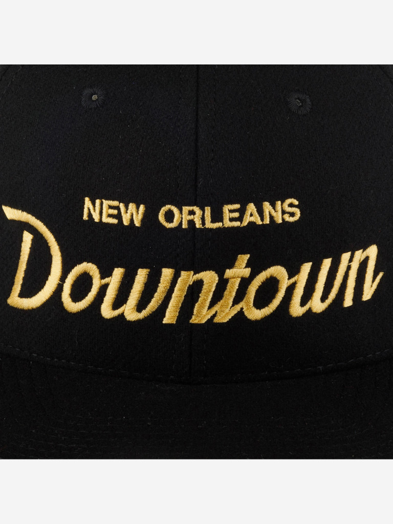 Бейсболка с прямым козырьком HOOD 100-MWL001-LA004-BK New Orleans Downtown (черный)