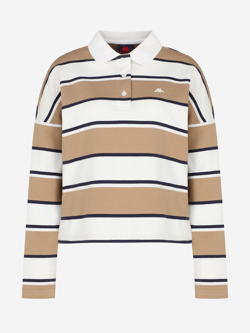 Поло с длинным рукавом женское Robe di Kappa Бежевый 4299₽