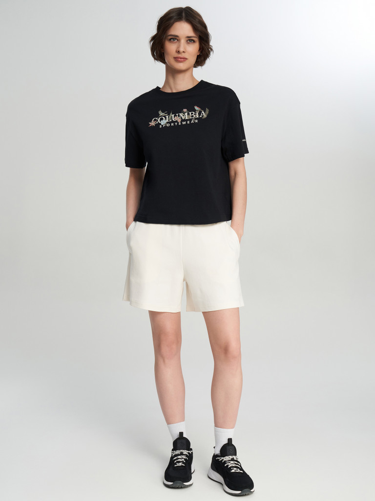 Футболка женская Columbia Rolling Bend Graphic Relaxed Crop SS