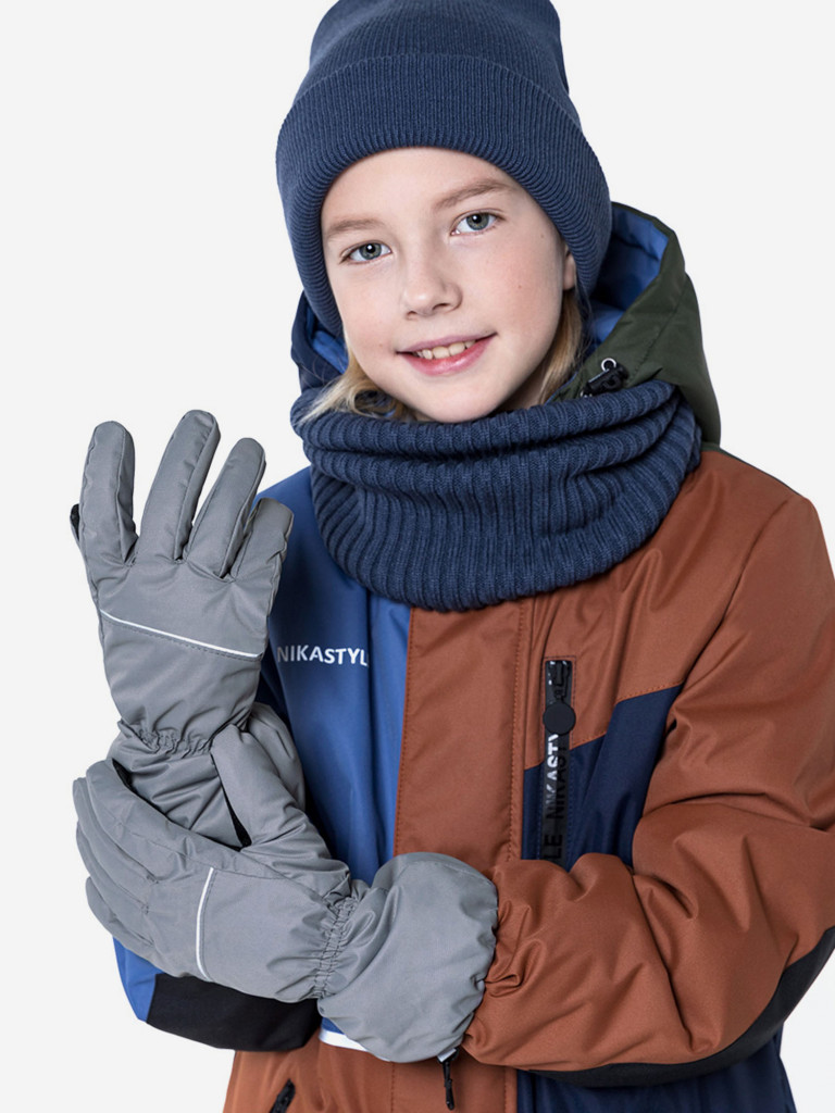 Перчатки зимние для мальчика NIKASTYLE