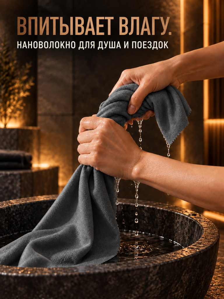 Полотенце-брелок большое MATADOR NanoDry Shower