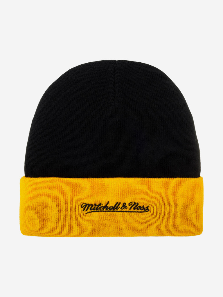 Шапка с отворотом MITCHELL NESS EU349-ARCHED-BLK Pittsburgh Penguins NHL (черный)