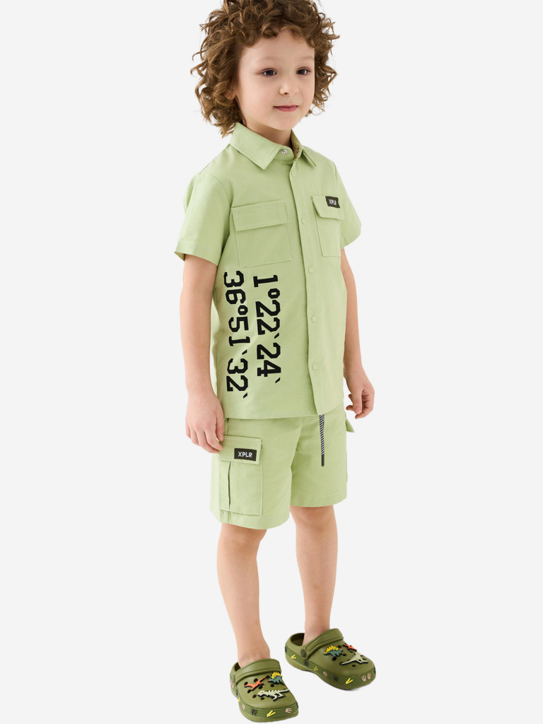 Комплект для мальчиков: рубашка, шорты PlayToday