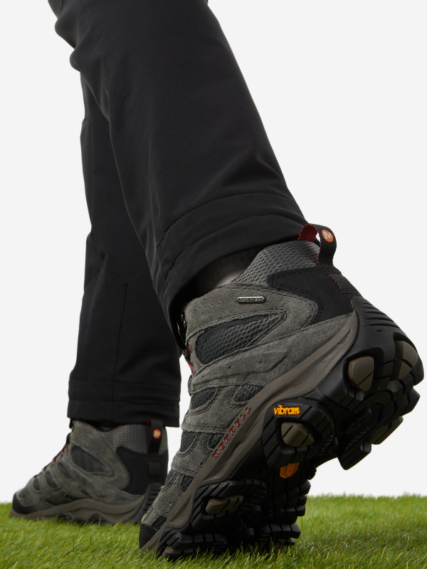 Ботинки мужские Merrell Moab 3 Mid Wp арт. J035833 серый цвет — купить за 9799 руб. со скидкой 50 %, отзывы в интернет-магазине Спортмастер (Нет в наличии)