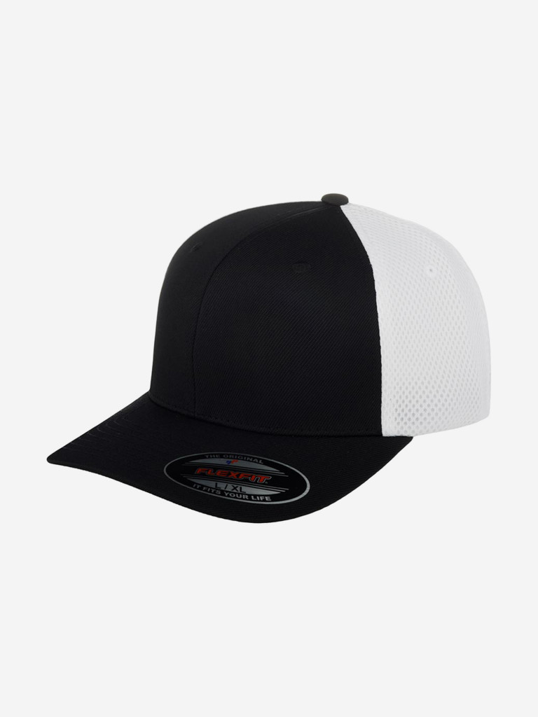 Бейсболка с сеточкой FLEXFIT 6533T (черный)