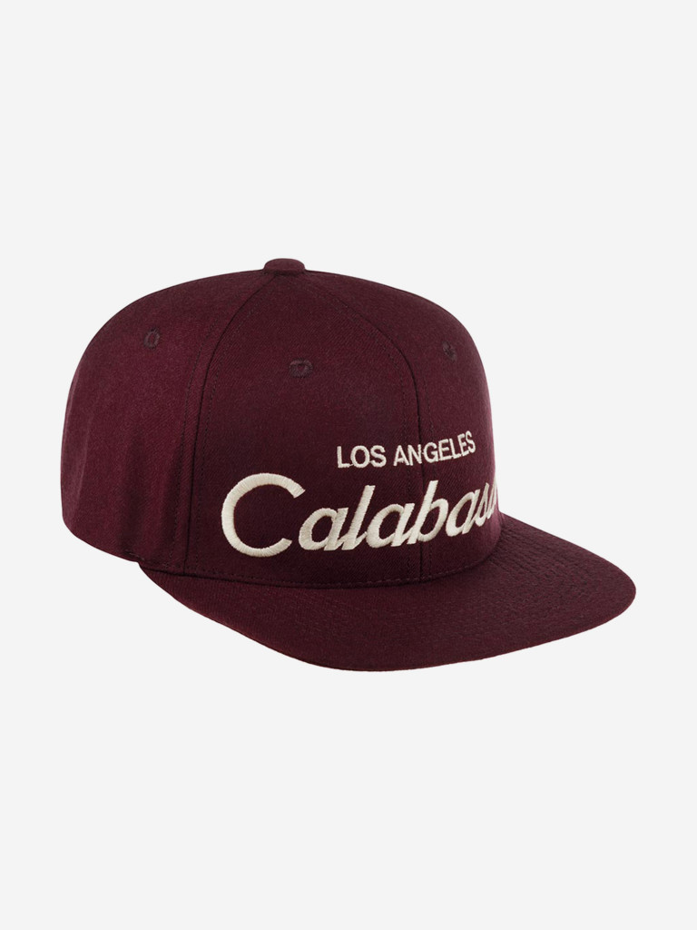 Бейсболка с прямым козырьком HOOD 100-MWL001-CA017-MN Calabasas, CA (малиновый)