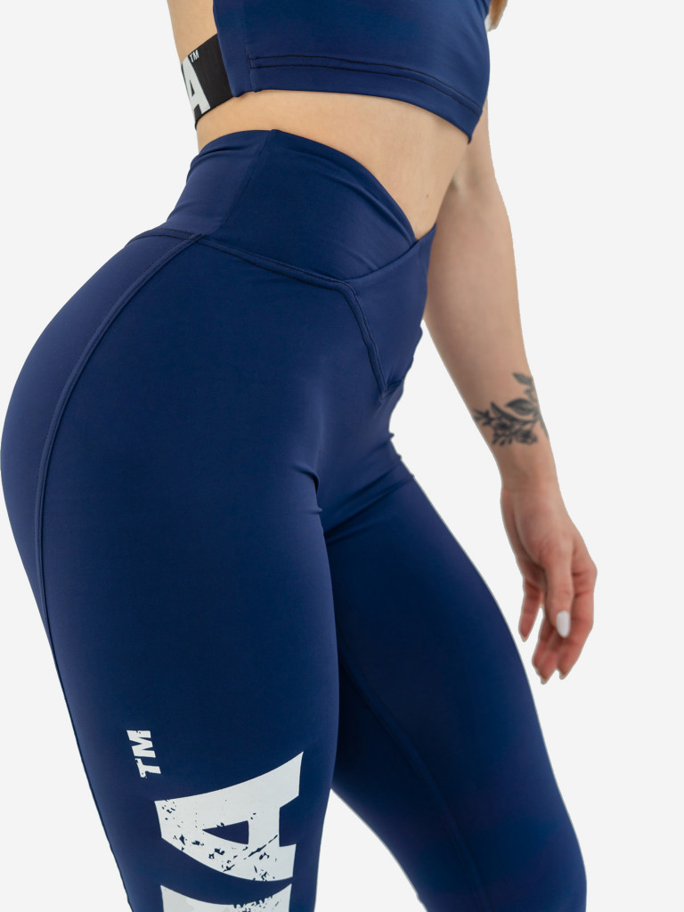 Легинсы спортивные женские High waisted gym leggings GLUTE CHECK 613