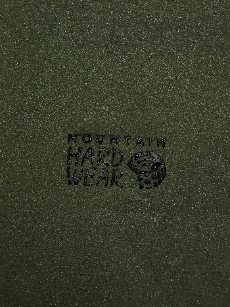 фото Пуховик мужской mountain hardwear stretchdown, зеленый