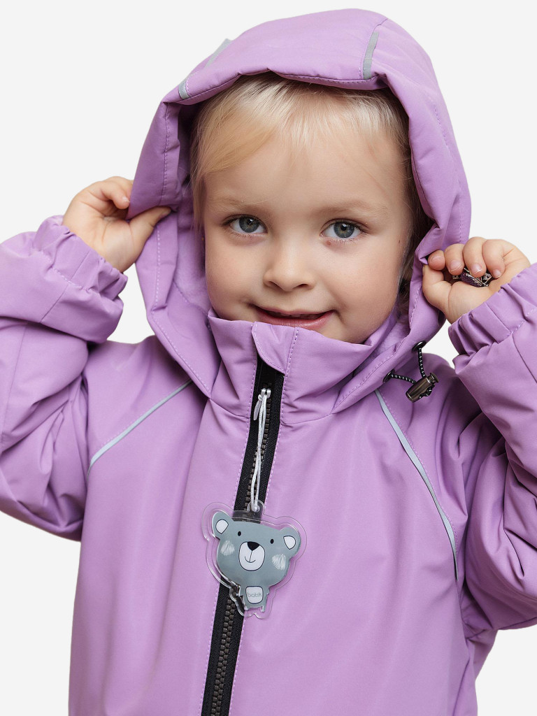 Комбинезон демисезонный для девочки batik Крис ежевичный мусс