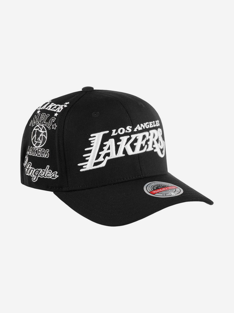 Бейсболка MITCHELL NESS 6HSSFH21HW009-LALBLCK Los Angeles Lakers NBA (черный)