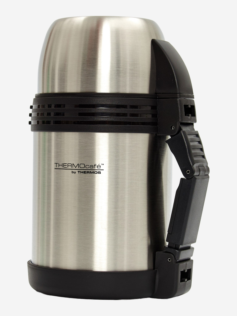 Термос для чая 1 литр THERMOS для еды, напитков, с широким и узким горлом, 2 кружки