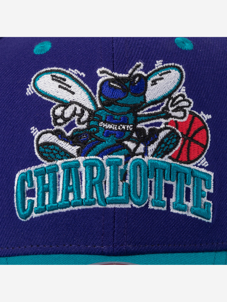 Бейсболка MITCHELL NESS HP8763-CHOPURP Charlotte Hornets NBA