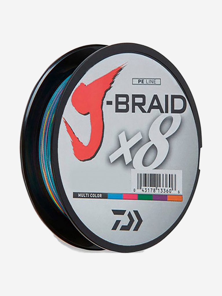 Шнур DAIWA J-Braid x8 150г Multicolor 0,18мм 12кг