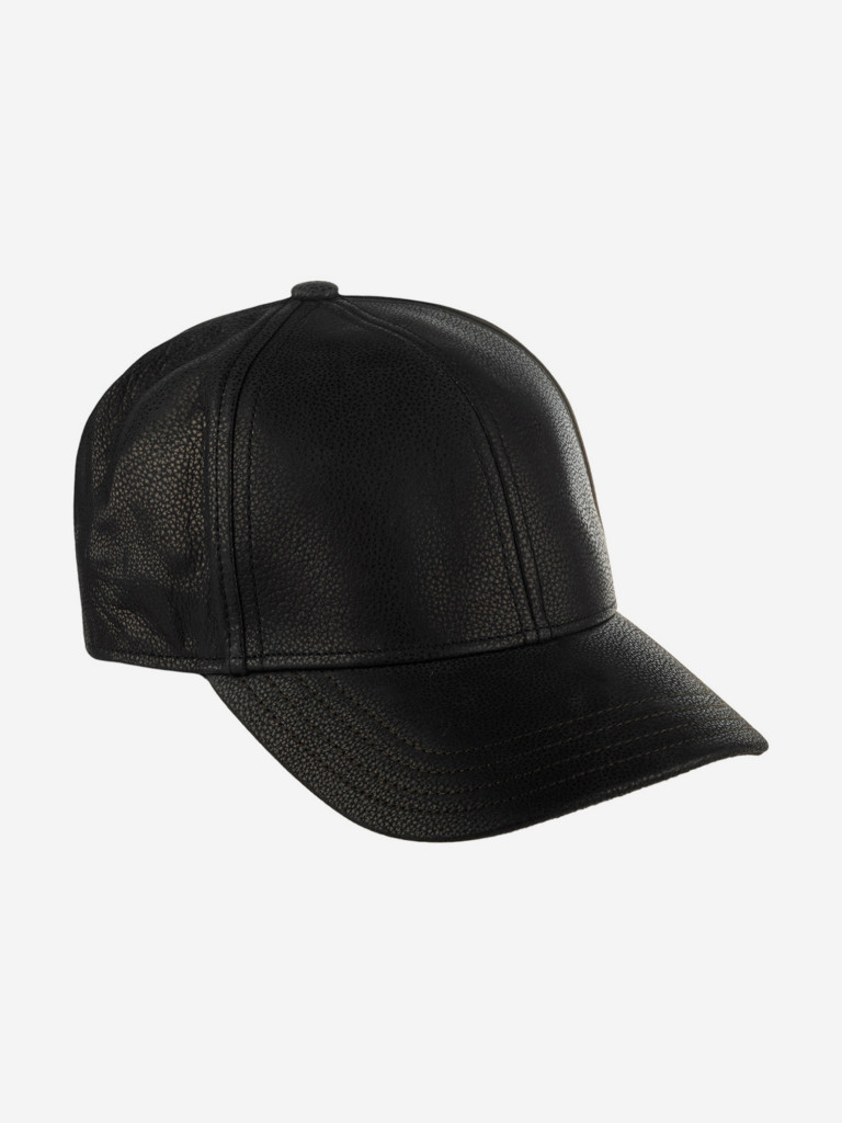 Бейсболка STETSON 7727302 BASEBALL CAP CHEVRETTE COWHIDE EF (черный)