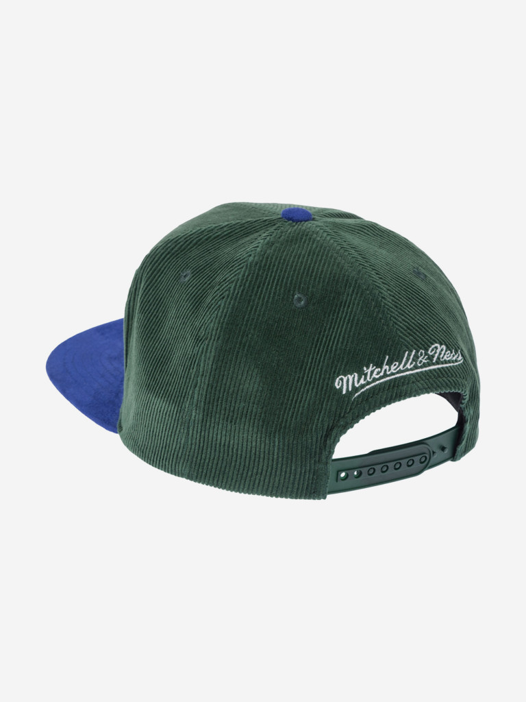 Бейсболка с прямым козырьком MITCHELL NESS HS10048-MBUGREN Milwaukee Bucks NBA (зеленый)