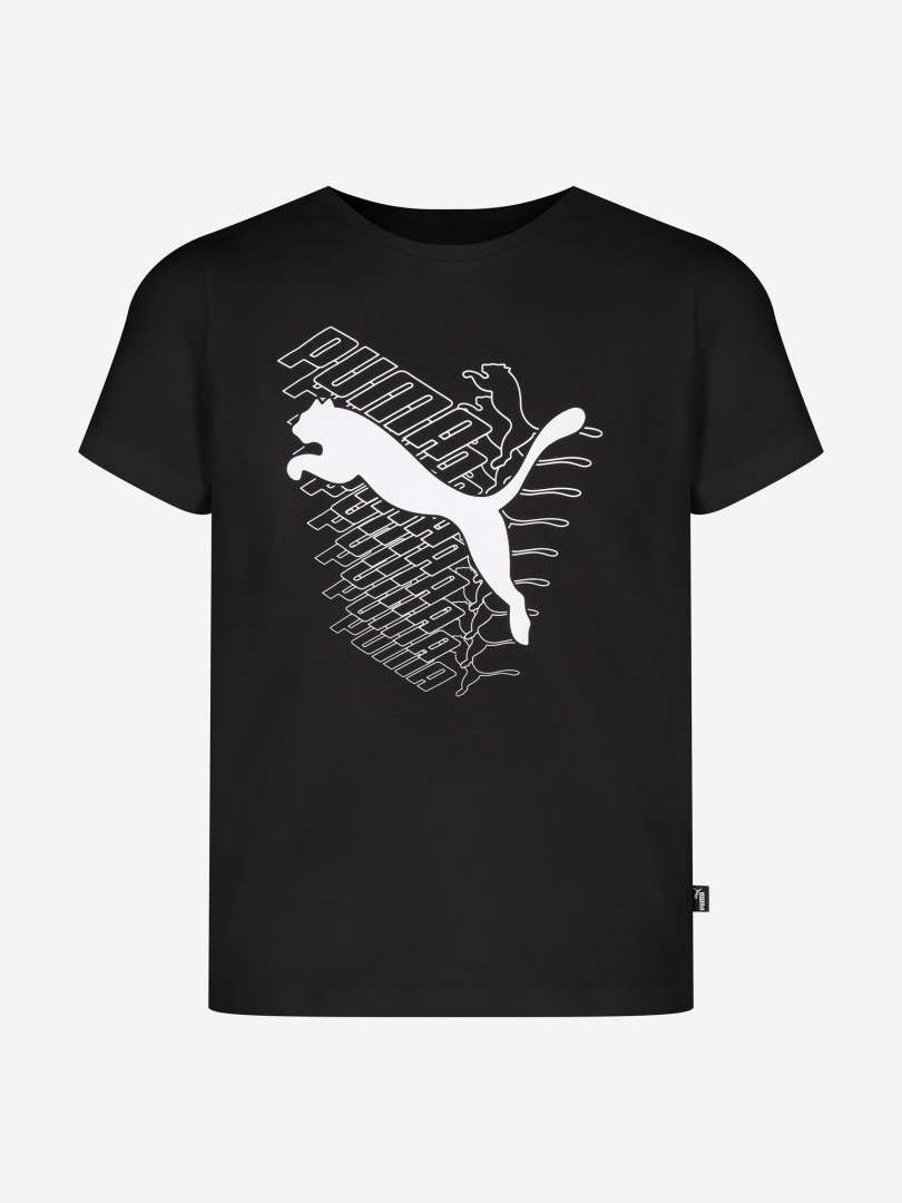 Футболка для мальчиков PUMA Graphics Cat, Черный